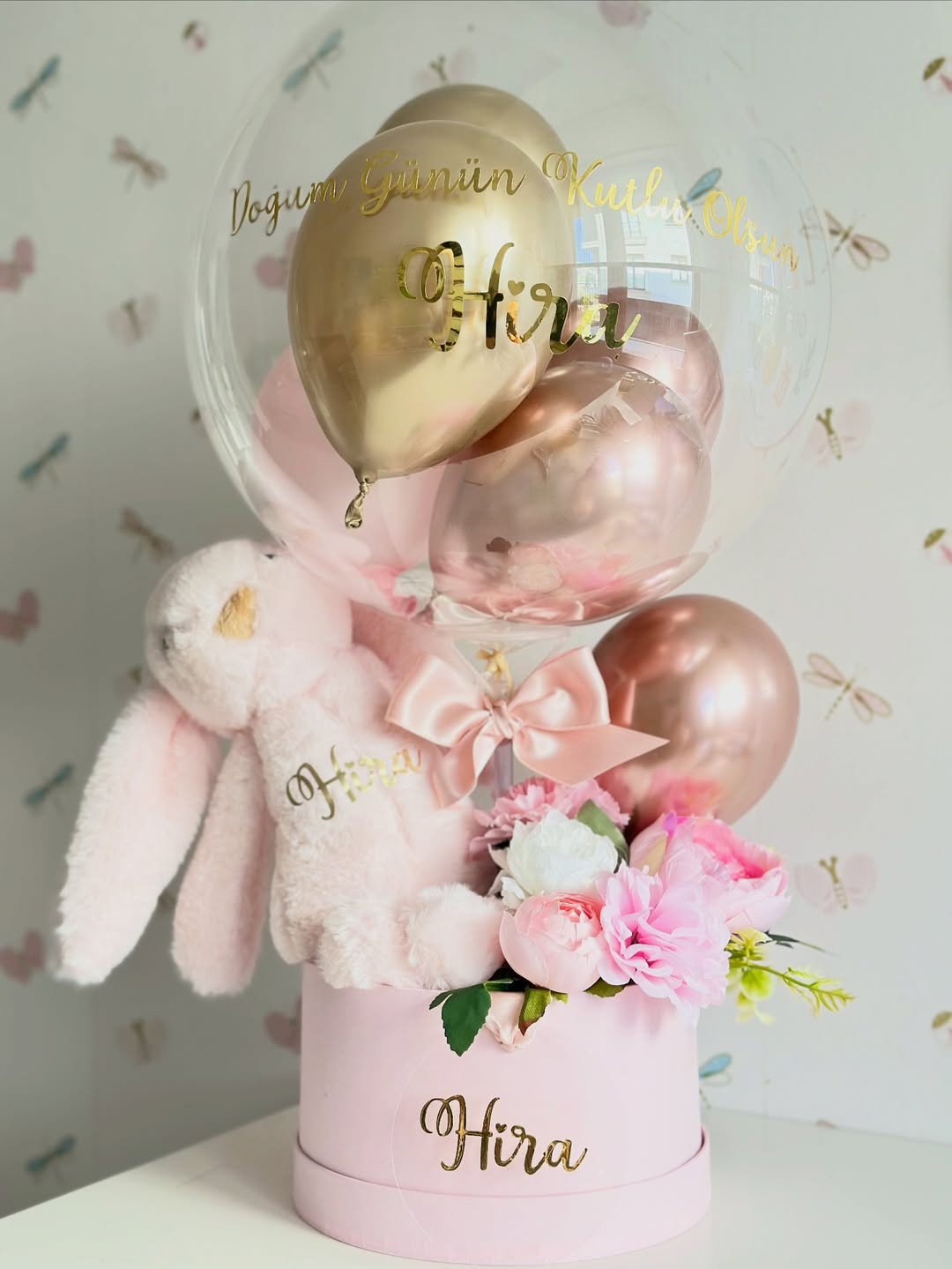ÇİÇEK&BALON&PELUŞ KONSEPT BALON KUTULARI